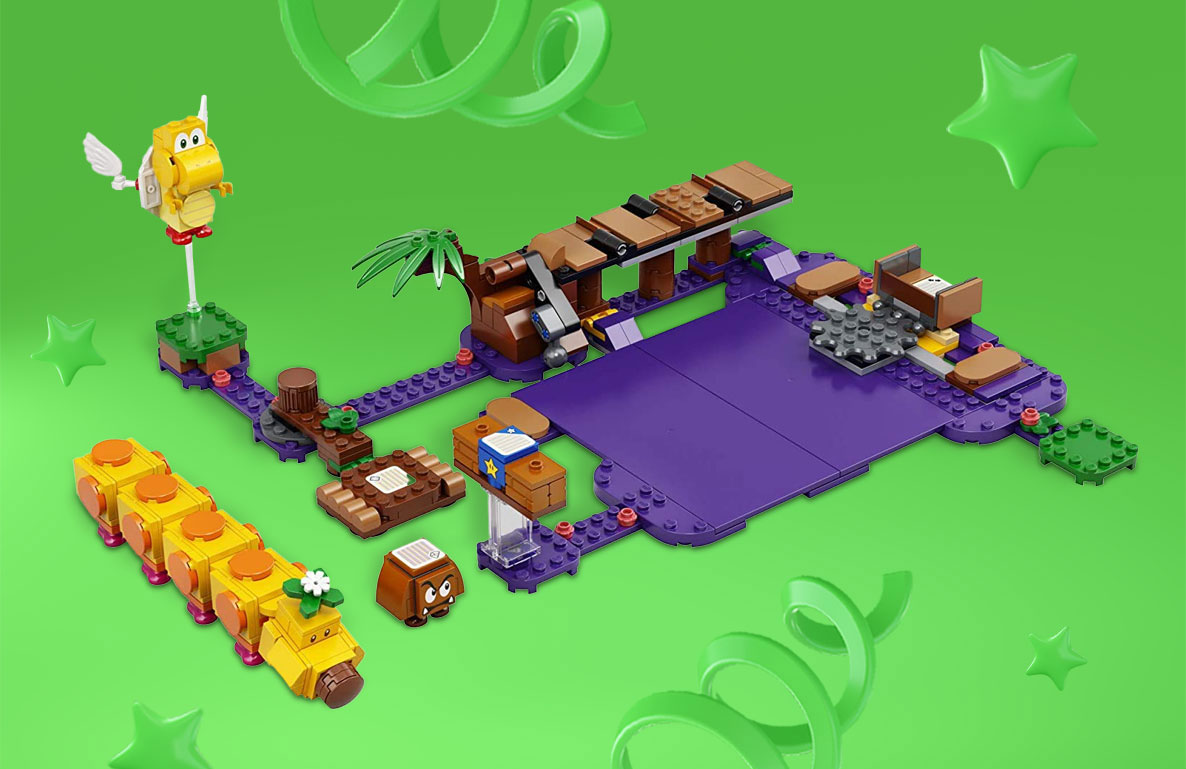 LEGO Super Mario Wiggler’s Poison Swamp Expansion Set